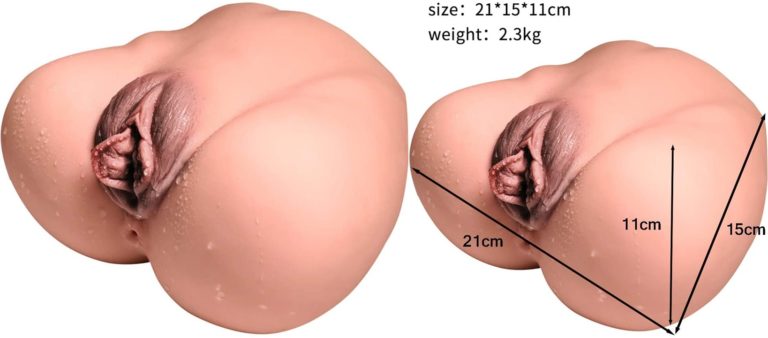 オナホール オナホ２穴式 で女の子 膣 肛門 美尻 非貫通 アダルトグッズ 大人のおもちゃ 男性ラブドール（2.3kg）