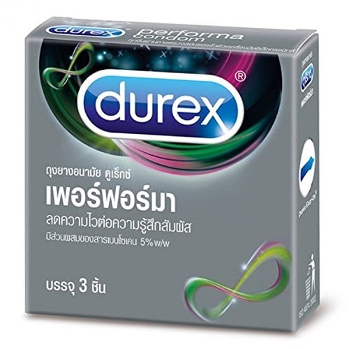 デュレックス パフォーマ コンドーム Durex Performa 1箱 (3個入り) (1)