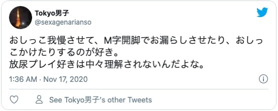 放尿プレイ 体験談